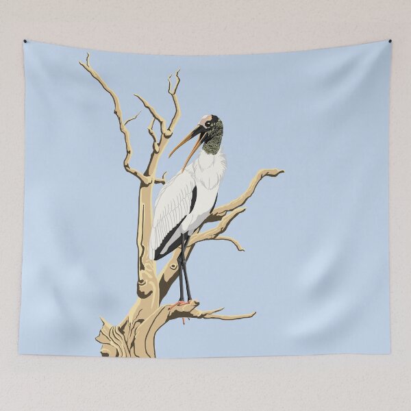 Item preview, Wood Stork designed and sold by BennuBirdy.