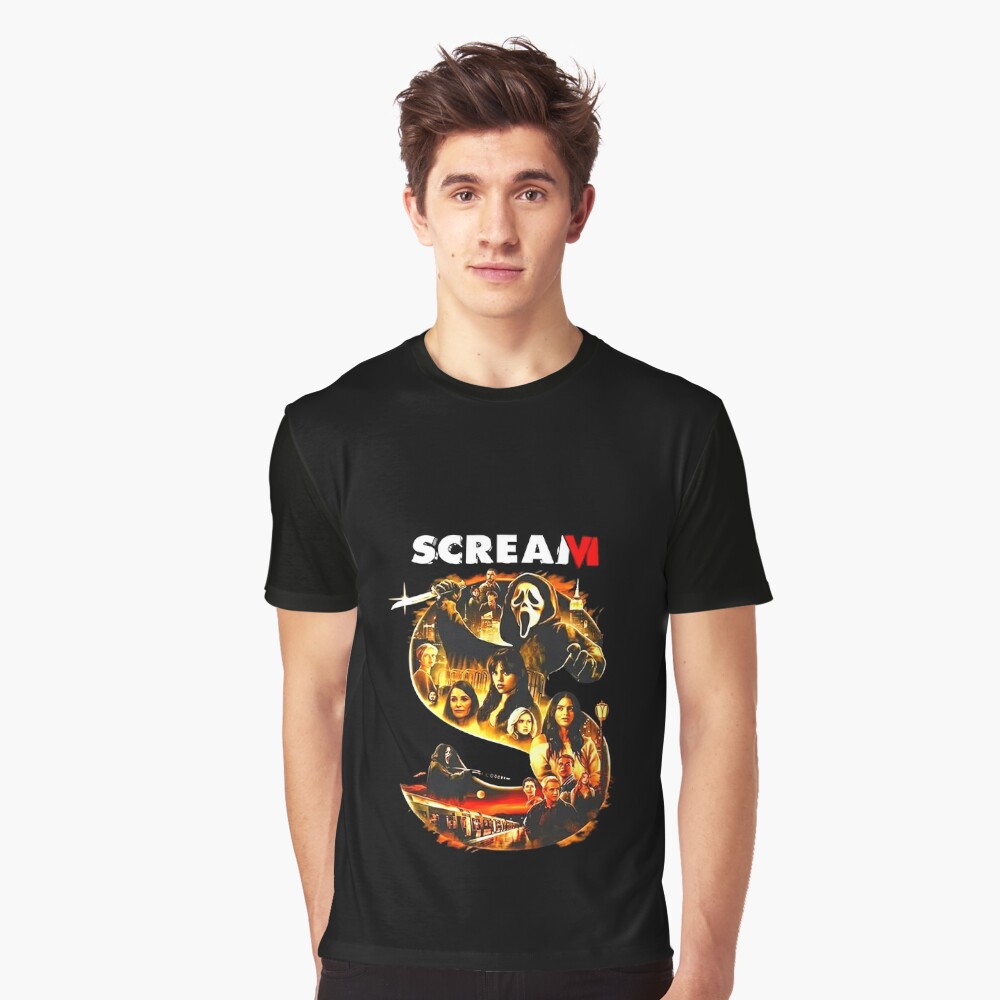 Grito 6 Filme Camisa Horror Filme T-shirt Vintage Scream 2023 Camisa Vamos  Assistir Filme Assistir