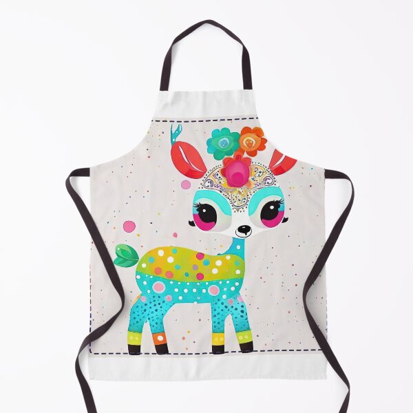Item preview, A cute little deer made from rainbow-colored ink drops is so pretty! designed and sold by Natcharee.