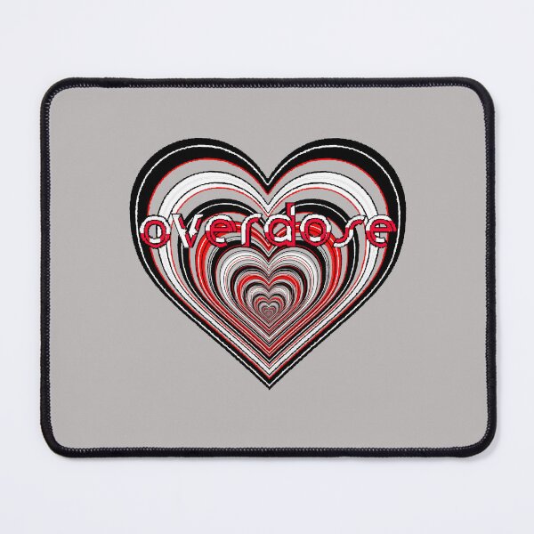 Item preview, love overdose awareness bliss kaif keif heart abstract designed and sold by 4rpixs.
