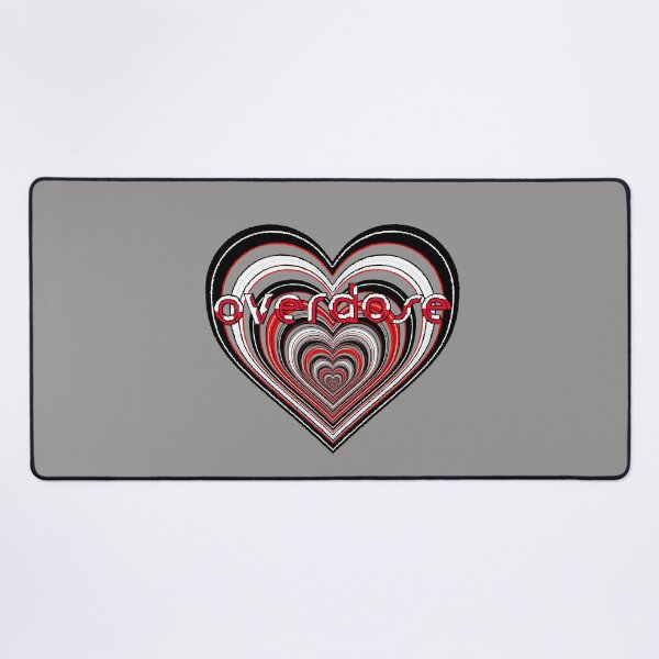 Item preview, love overdose awareness bliss kaif keif heart abstract designed and sold by 4rpixs.