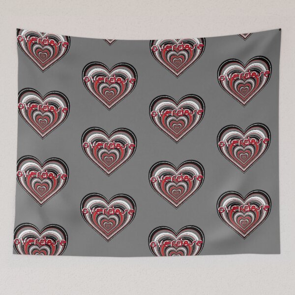Item preview, love overdose awareness bliss kaif keif heart abstract designed and sold by 4rpixs.