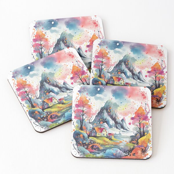 Item preview, The art of splashing paint on beautiful houses and beautiful landscapes designed and sold by Natcharee.