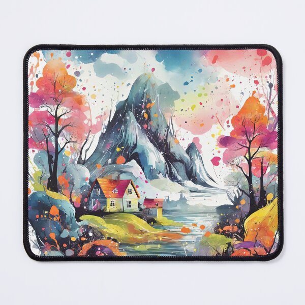 Item preview, The art of splashing paint on beautiful houses and beautiful landscapes designed and sold by Natcharee.