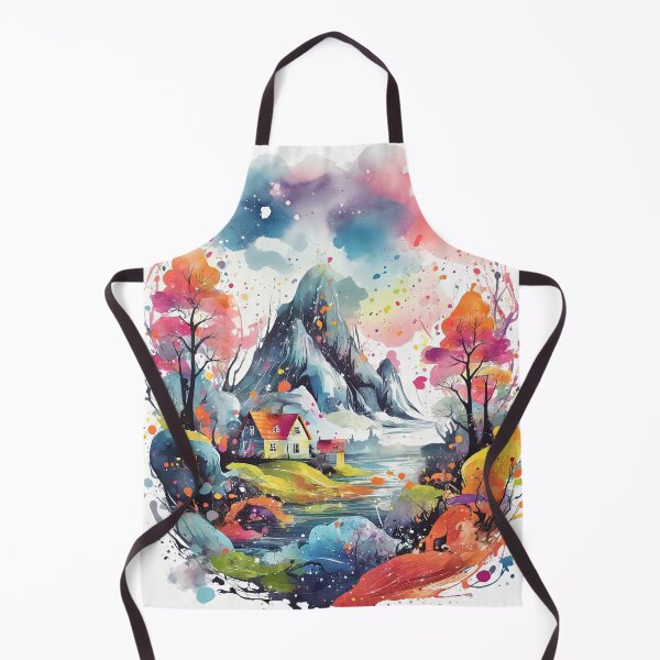 Item preview, The art of splashing paint on beautiful houses and beautiful landscapes designed and sold by Natcharee.