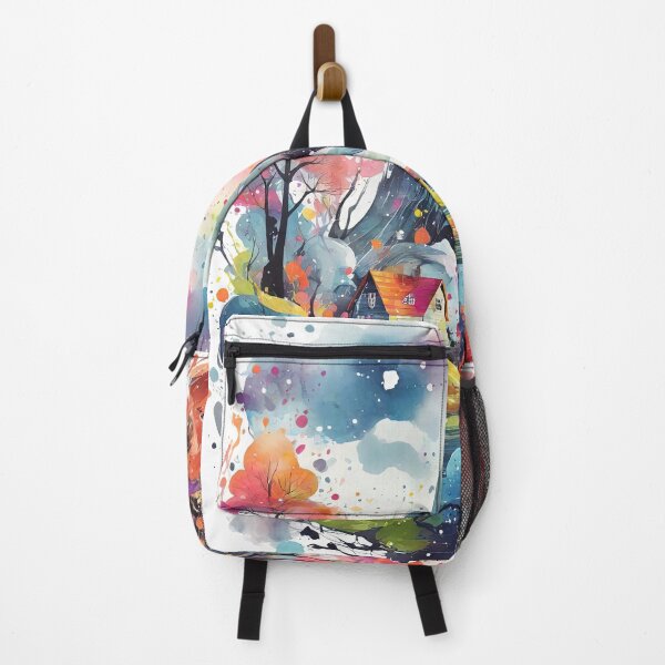 Item preview, The art of splashing paint on beautiful houses and beautiful landscapes designed and sold by Natcharee.