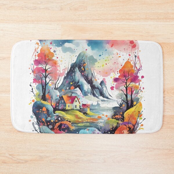 Item preview, The art of splashing paint on beautiful houses and beautiful landscapes designed and sold by Natcharee.