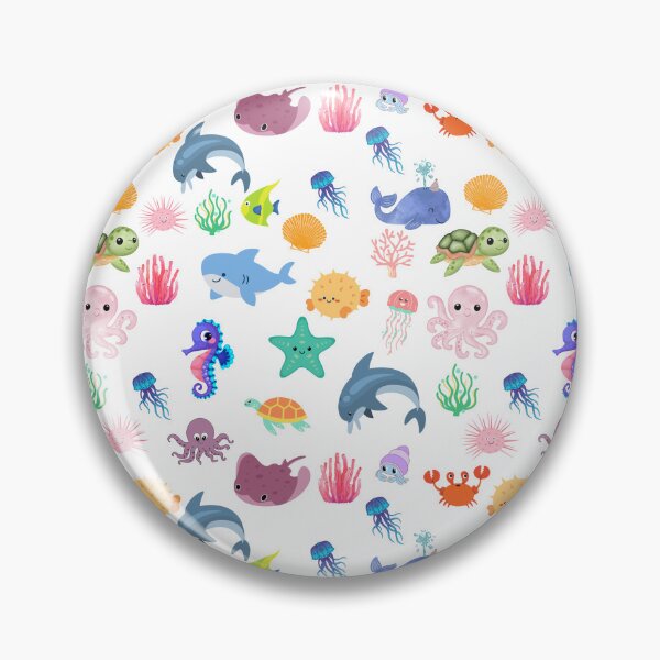 Item preview, Seamless Patterns of sea animals designed and sold by PatternXS.