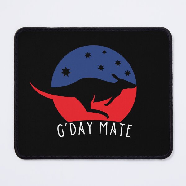 Item preview, Australia G'Day Mate Funny Kangaroo designed and sold by PetPanache.
