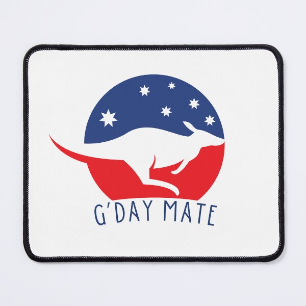 Item preview, Australia G'Day Mate Funny Kangaroo designed and sold by PetPanache.
