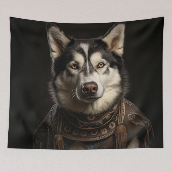Item preview, Cowboy Dog - Siberian Huskie designed and sold by Merchgard.