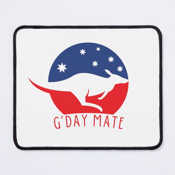 Item preview, Australia G'Day Mate Funny Kangaroo designed and sold by PetPanache.