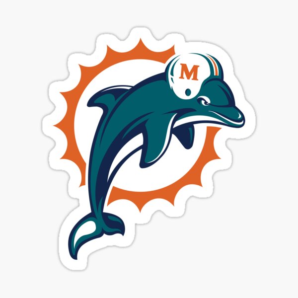 Miami Dolphins Logo 5.5 Inch Sticker – Jamestown Gift Shop