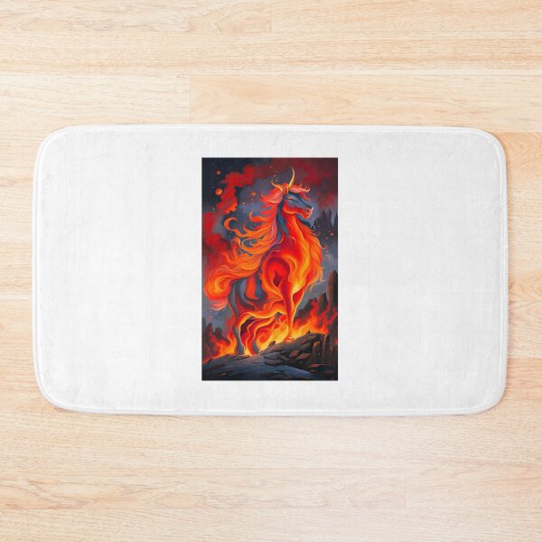 Item preview, Fire unicorn. designed and sold by KorArtStudio.