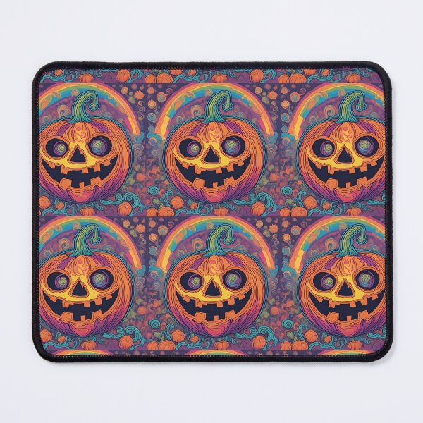 Item preview, Psychedelic Pumpkin with Rainbow and All Sorts of Vibes designed and sold by AnimaliaStar.