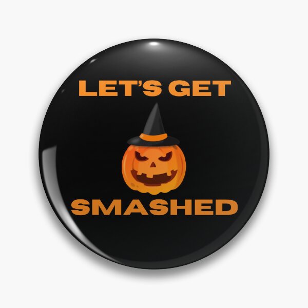 Item preview, Let's Get Smashed Pumpkin designed and sold by Mirmura.