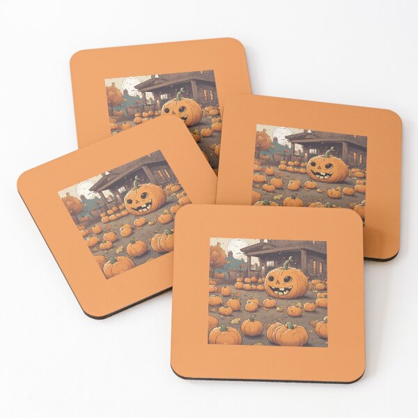 Item preview, Happy Pumpkin Partying with Baby Pumpkins designed and sold by AnimaliaStar.
