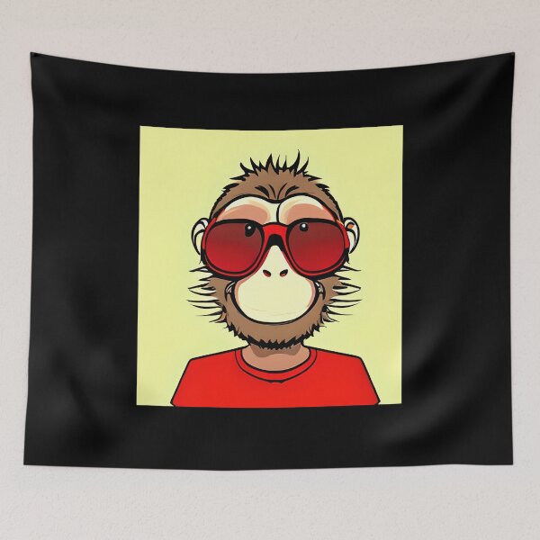 Item preview, Red Monkey designed and sold by ShilpyDesign.