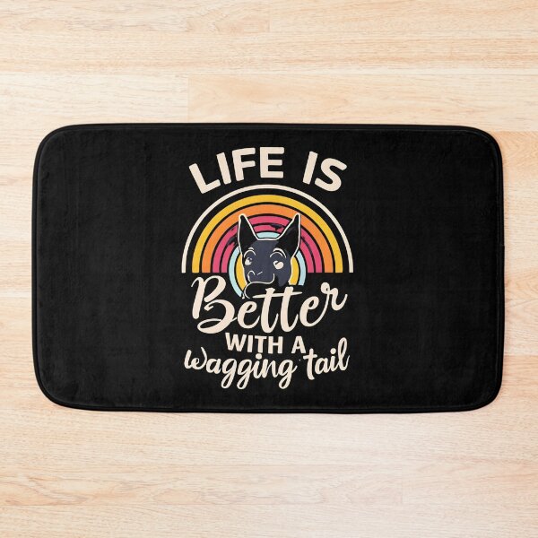 Item preview, Life is better with a wagging tail,Tail-Wagging Bliss, funny dog, dog lover gift. designed and sold by im9creative.