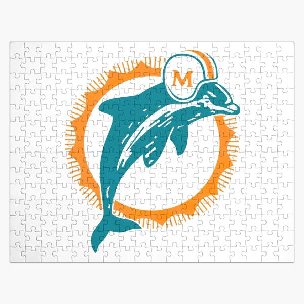 Miami Dolphins puzzle tin