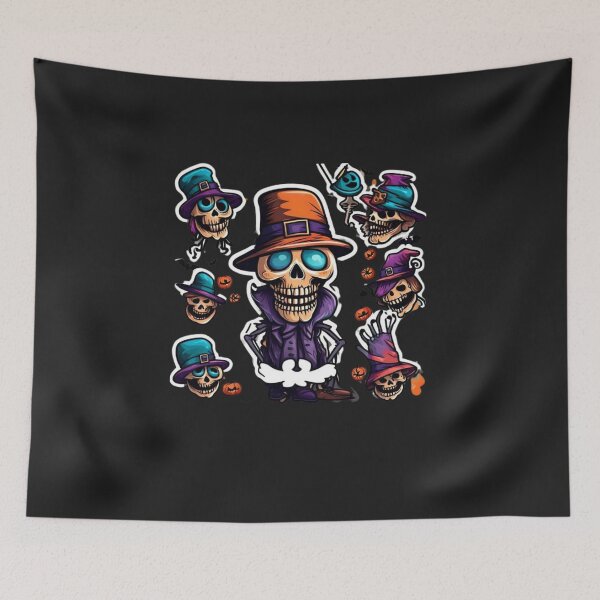 Item preview, SCARY FUNNY HALLOWEEN SKELETON ,SKULL  designed and sold by Ilyanaboutique.