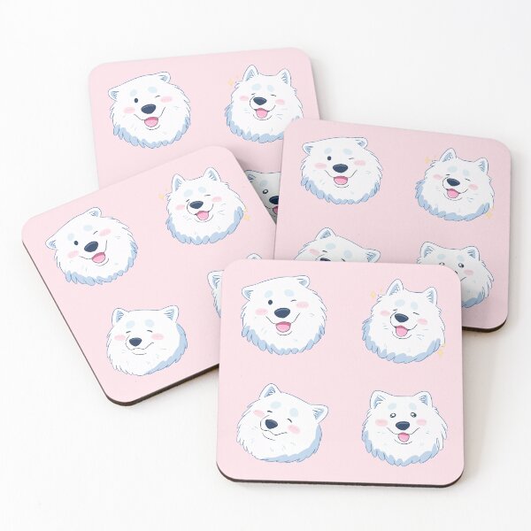 Item preview, Cute funny samoyed dog face pack designed and sold by Yaragold.