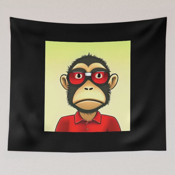 Item preview, Red Monkey designed and sold by ShilpyDesign.