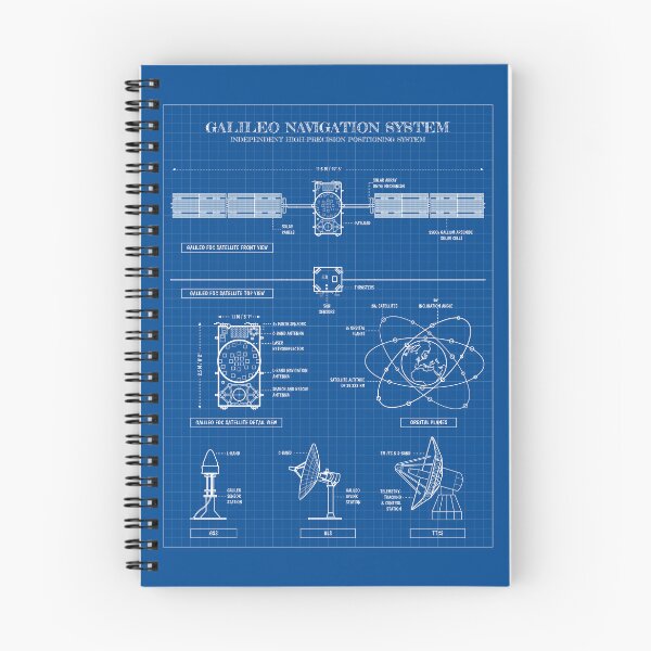 Item preview, Galileo Navigation System (Vertical Blueprint) designed and sold by BGALAXY.