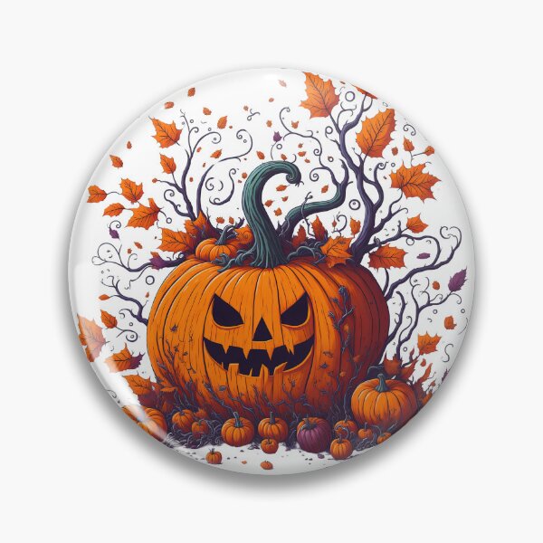 Item preview, Pumpkins are round, big and have beautiful leaves. designed and sold by Natcharee.