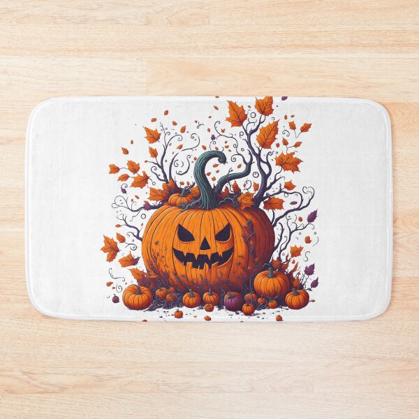 Item preview, Pumpkins are round, big and have beautiful leaves. designed and sold by Natcharee.