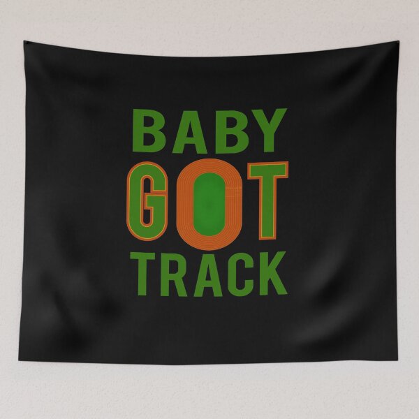 Item preview, Baby got Track | cross country shirt | cross country gift | marathon gift | track and field gifts | running shirt | cross country coach | gift for runner designed and sold by Kreature Look.
