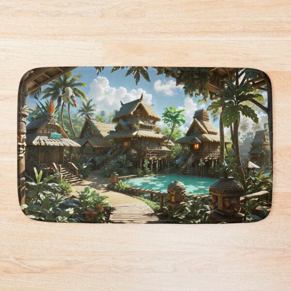 Item preview, Tiki fantasy dreamworld designed and sold by mikaws.