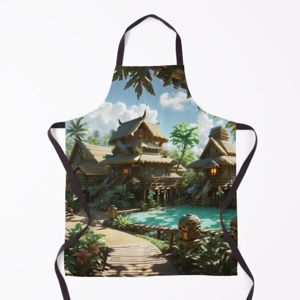 Item preview, Tiki fantasy dreamworld designed and sold by mikaws.