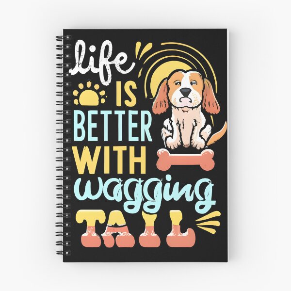 Item preview, Life is better with a wagging tail,Tail-Wagging Bliss, funny dog, dog lover gift. designed and sold by im9creative.