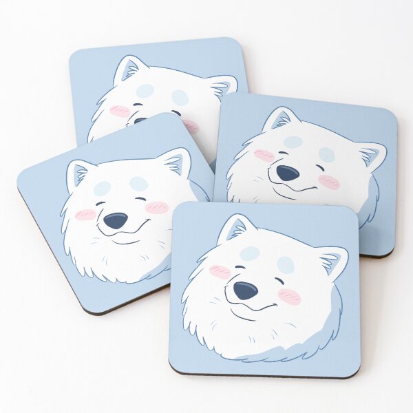 Item preview, Cute cartoon samoyed dog face  designed and sold by Yaragold.