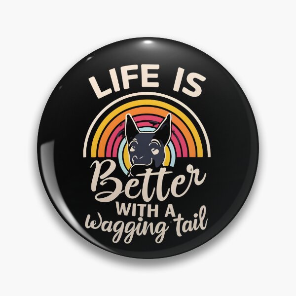 Item preview, Life is better with a wagging tail,Tail-Wagging Bliss, funny dog, dog lover gift. designed and sold by im9creative.