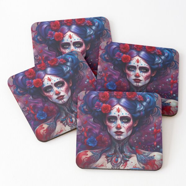Item preview, Bloody sugar skull designed and sold by AlPhred.