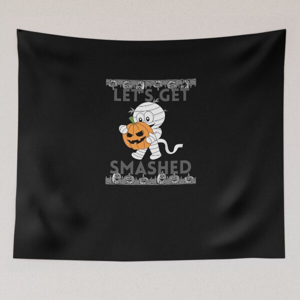 Item preview, Let's Get Smashed Pumpkin designed and sold by Mirmura.