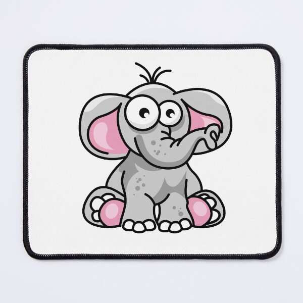 Item preview, Elephant Comic Cartoon Funny Gray Trunk Kids Symbol Icon Illustration designed and sold by AndreMi.