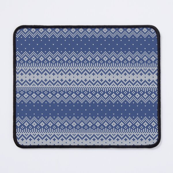 Item preview, Knitted Blue Christmas Pattern designed and sold by Enrika.