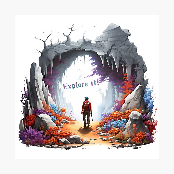 Item preview, Caving - Explore it designed and sold by efkarose.