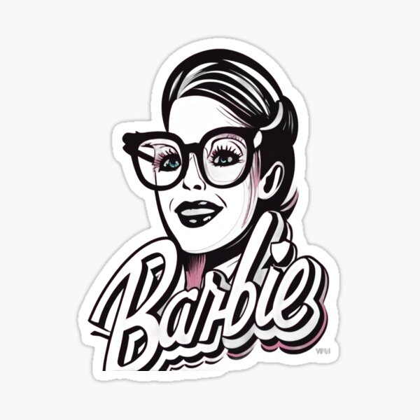 Barbie Custom Name Sticker Sheet