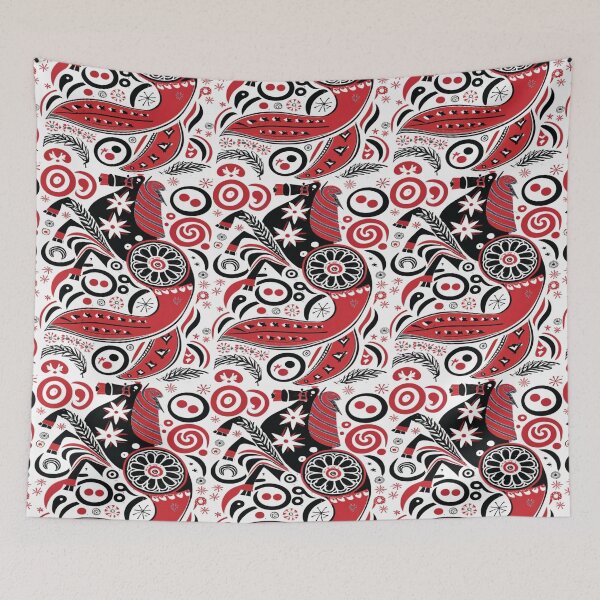 Item preview, Scandinavian Folk Pattern designed and sold by UrbanGraphixs.