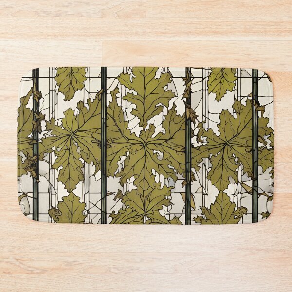 Item preview, Stained Art Oak leaves designed and sold by SeamCraft.