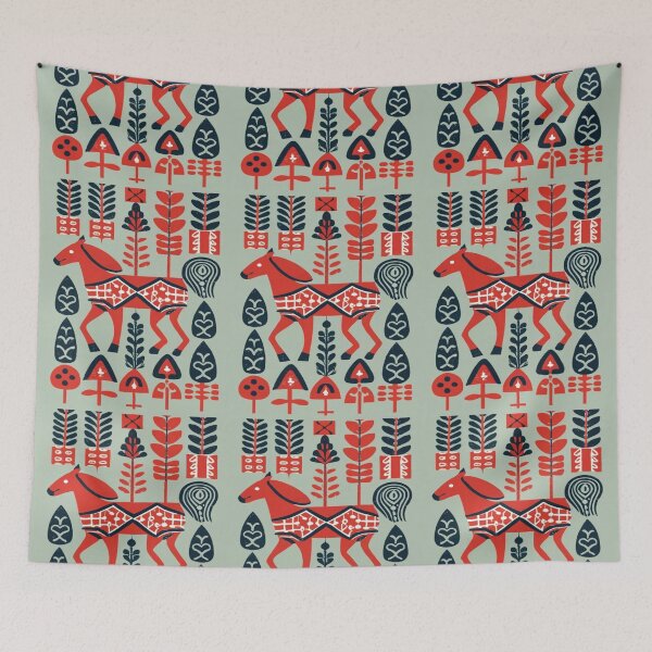 Item preview, Scandinavian Folk Pattern designed and sold by UrbanGraphixs.