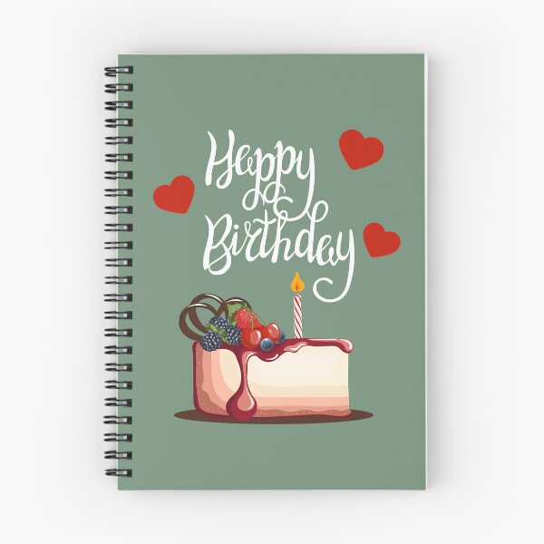 Item preview, Piece of fruit cheesecake with a candle, happy birthday vector greeting card designed and sold by Familyshmot.
