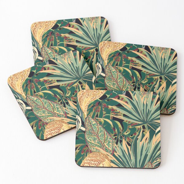 Item preview, Paisley, palm leaves, colonial style, jungle, 20s designed and sold by gringourmand.