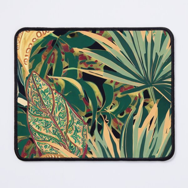 Item preview, Paisley, palm leaves, colonial style, jungle, 20s designed and sold by gringourmand.