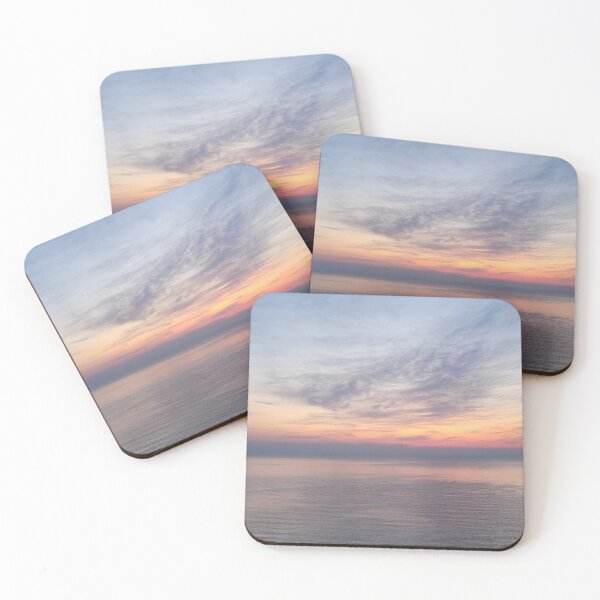 Item preview, The tranquil sea and the beautiful dawn beyond the horizon designed and sold by ANKOMALL.