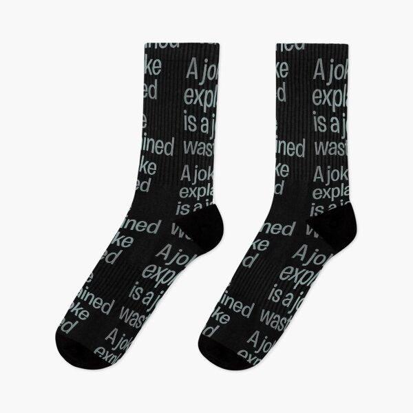 Item preview, A joke explained is a joke wasted. v.4 designed and sold by x1brett.